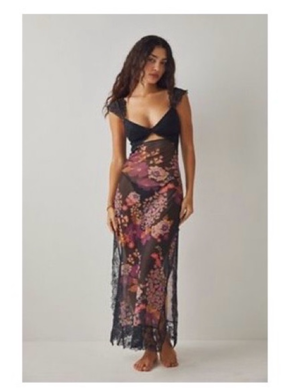 Free People Intimate Suddenly Fine Maxi Slip Dress